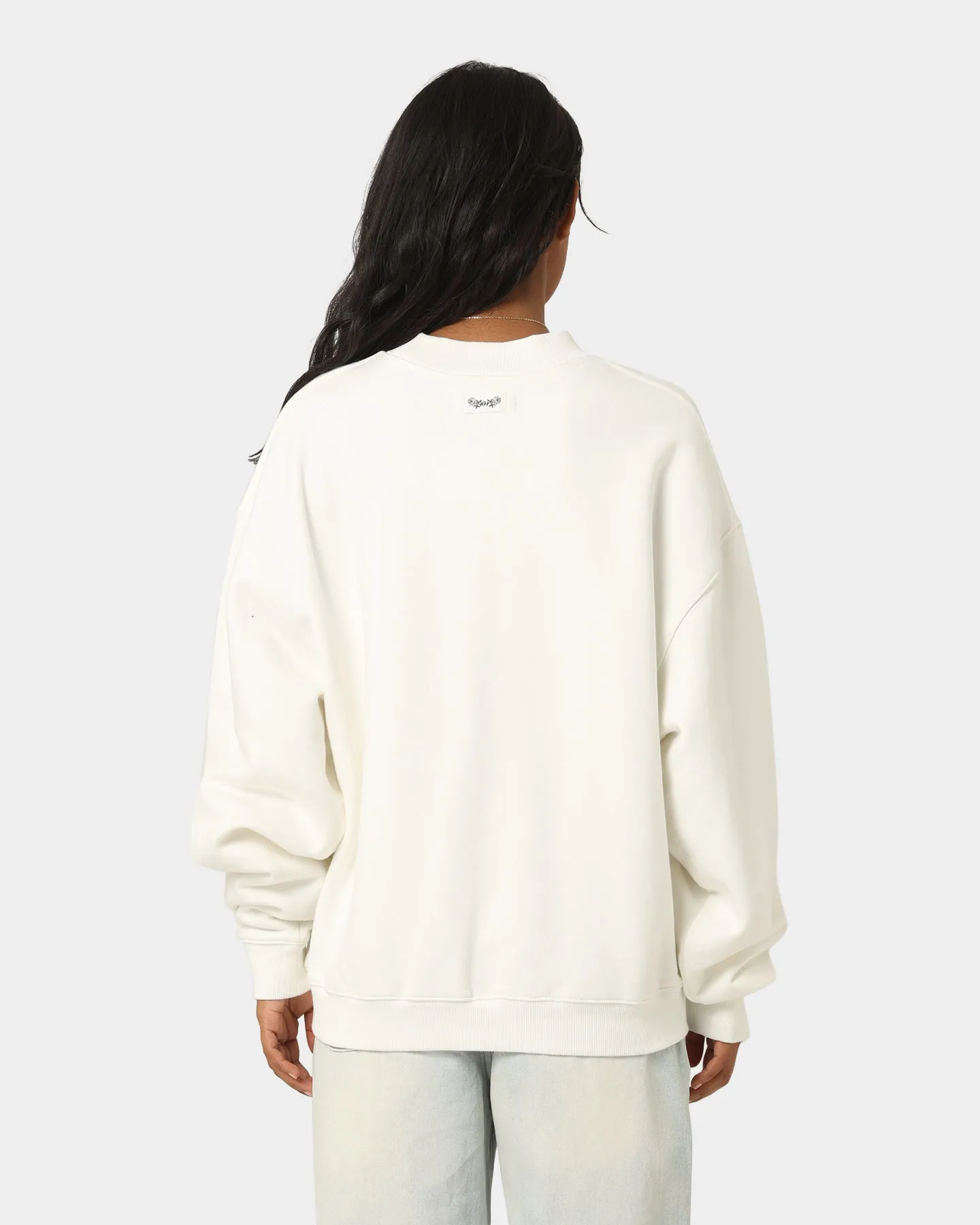 404 Mock Neck Premium Sweater Off White