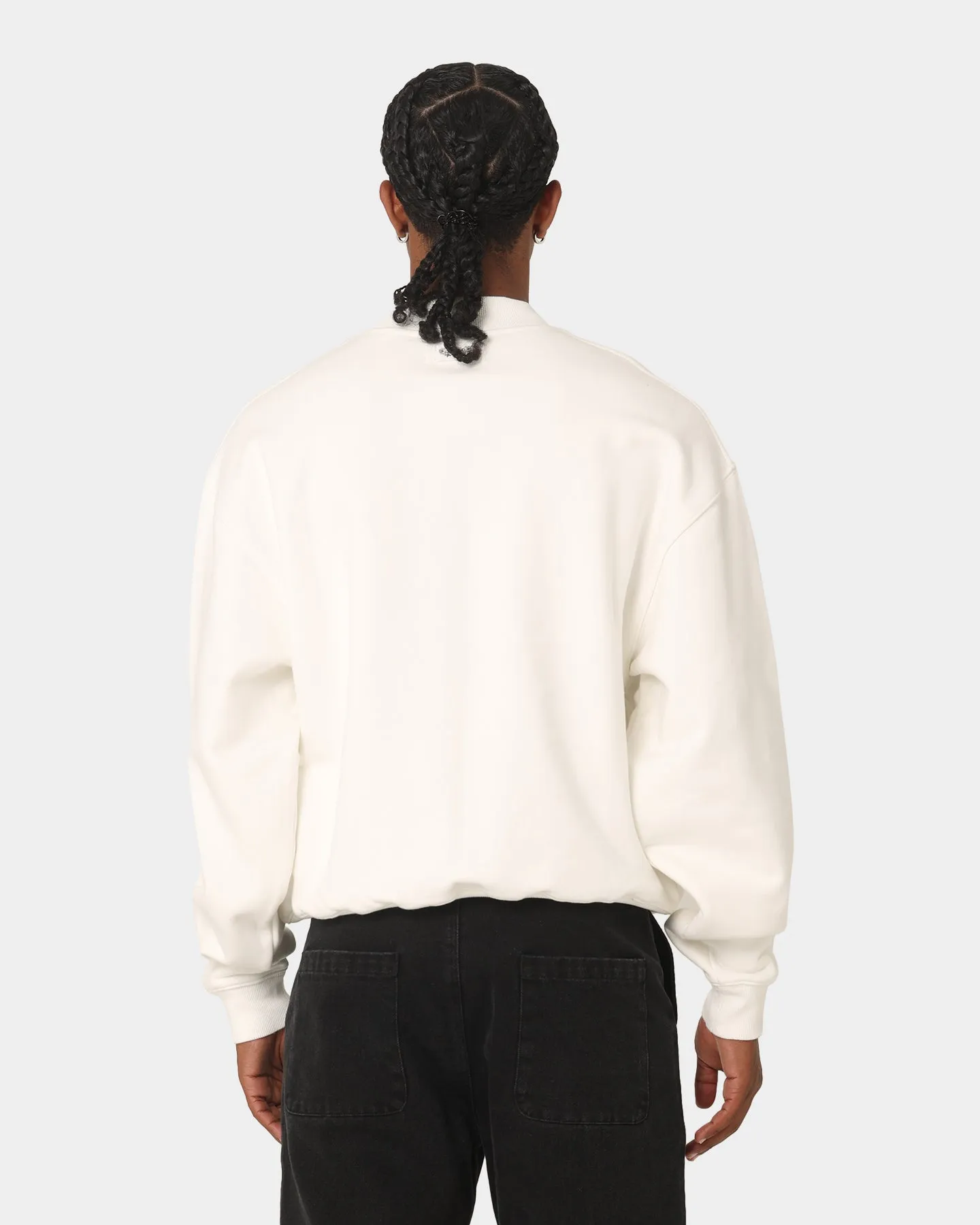 404 Mock Neck Premium Sweater Off White