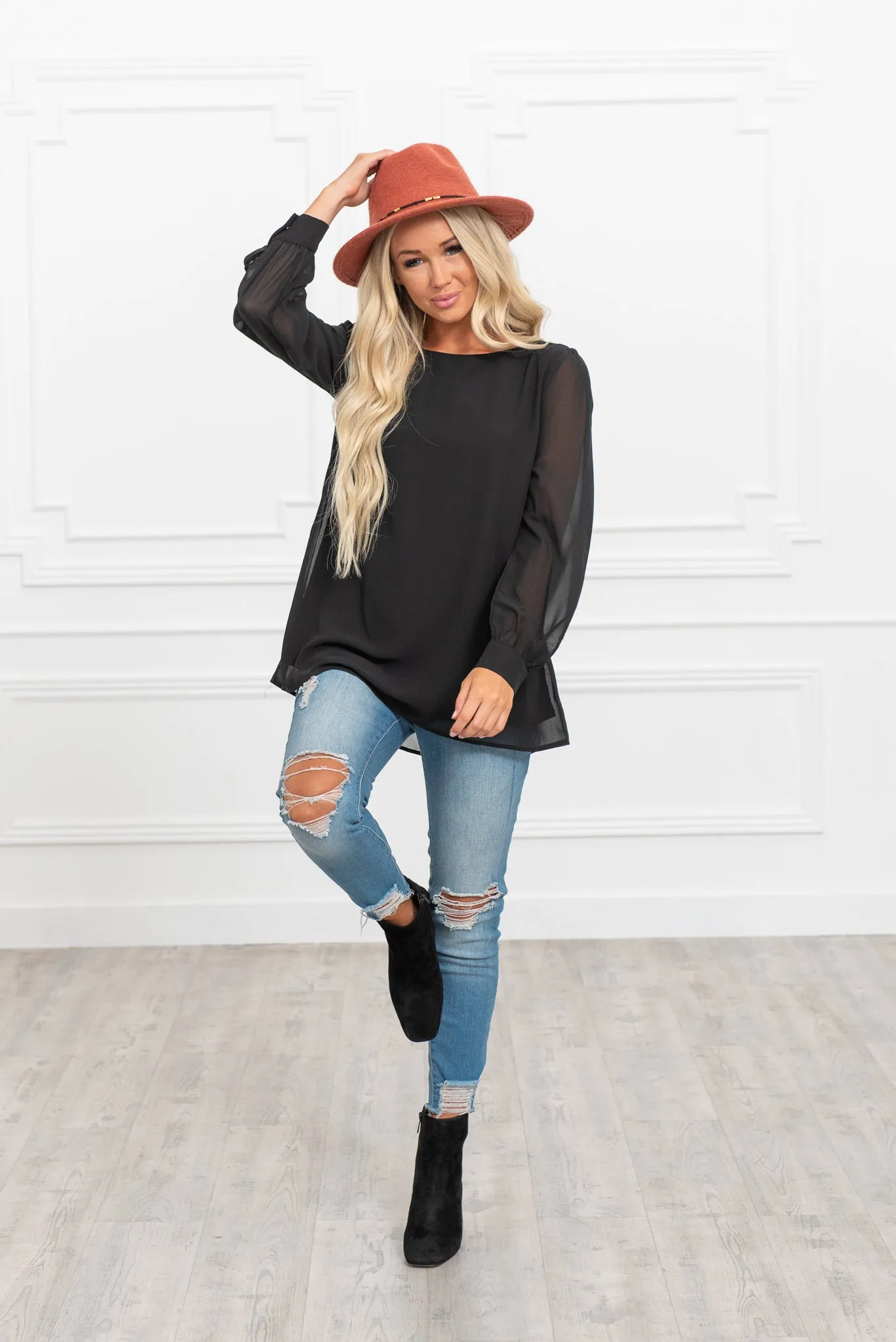 Adalyn Chiffon Blouse