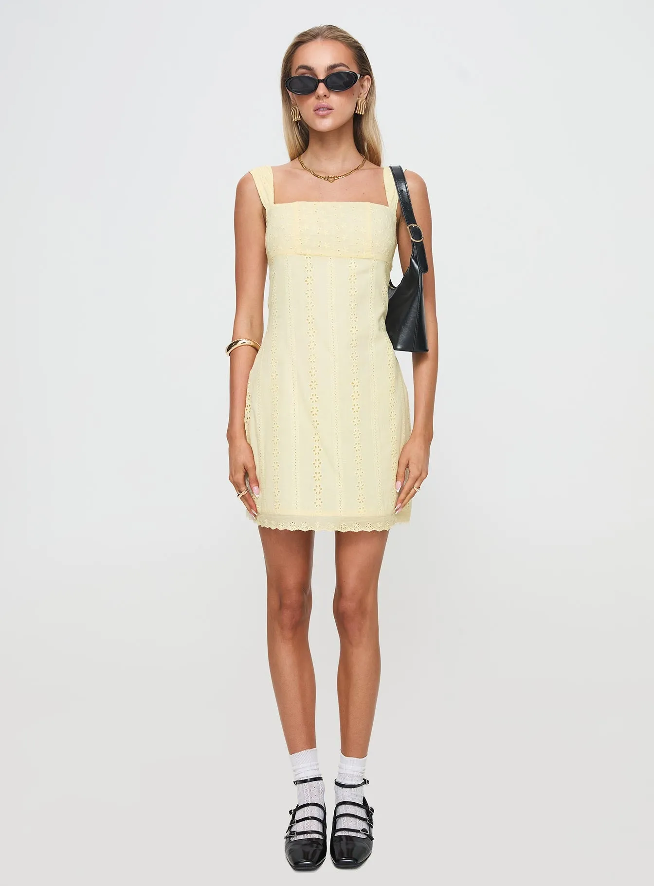 Allegro Mini Dress Lemon