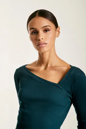 Asymmetrical Neck Top