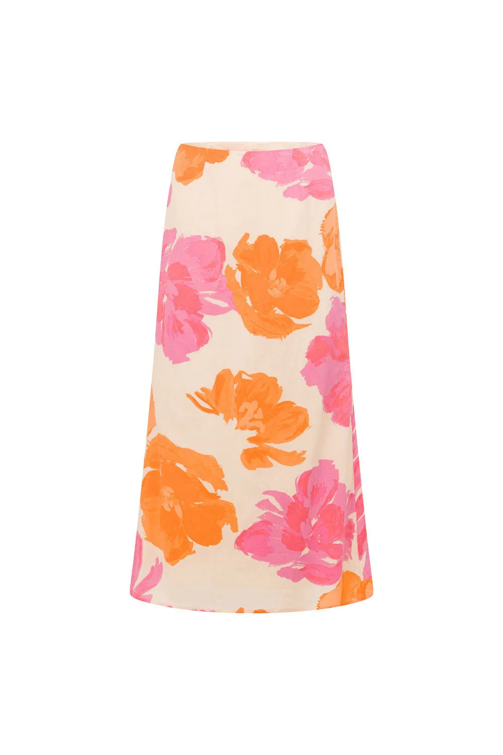 Bailee Midi Skirt - Solstice Pink