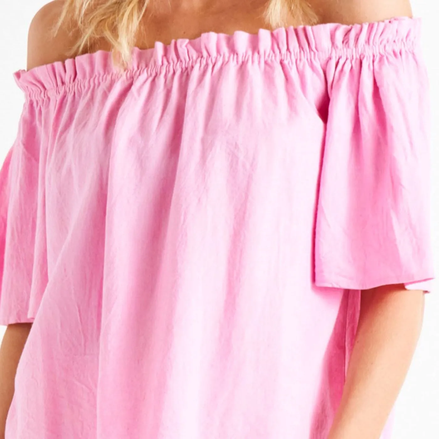 Betty Basics Jessica Shoulder Top Prism Pink