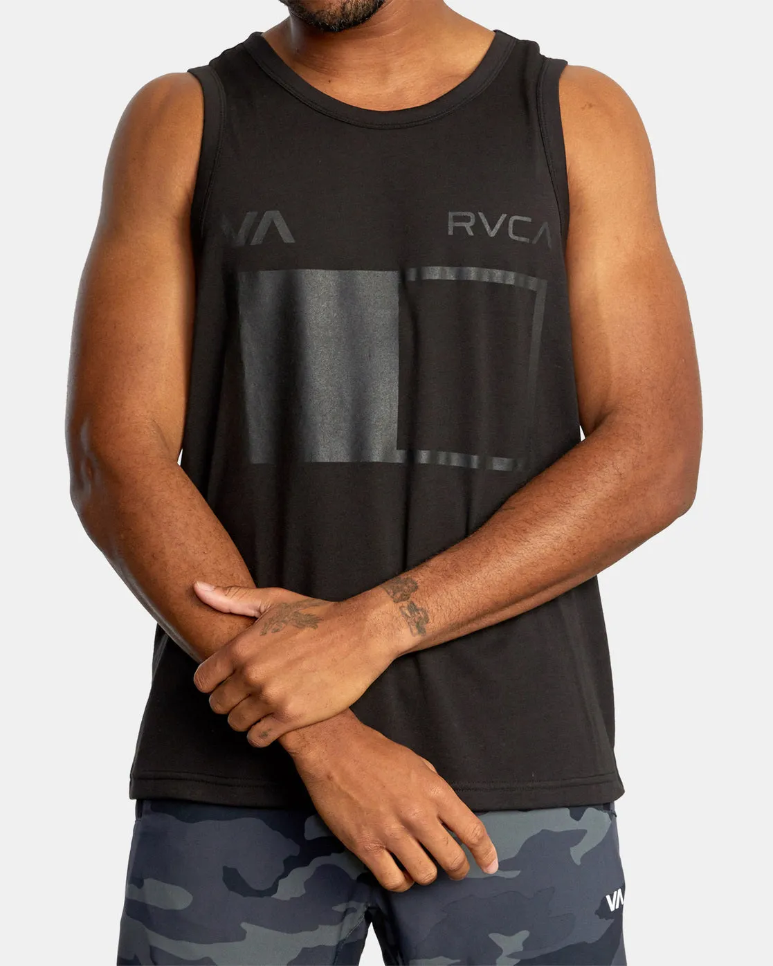 Big Balance Tank Top - Black