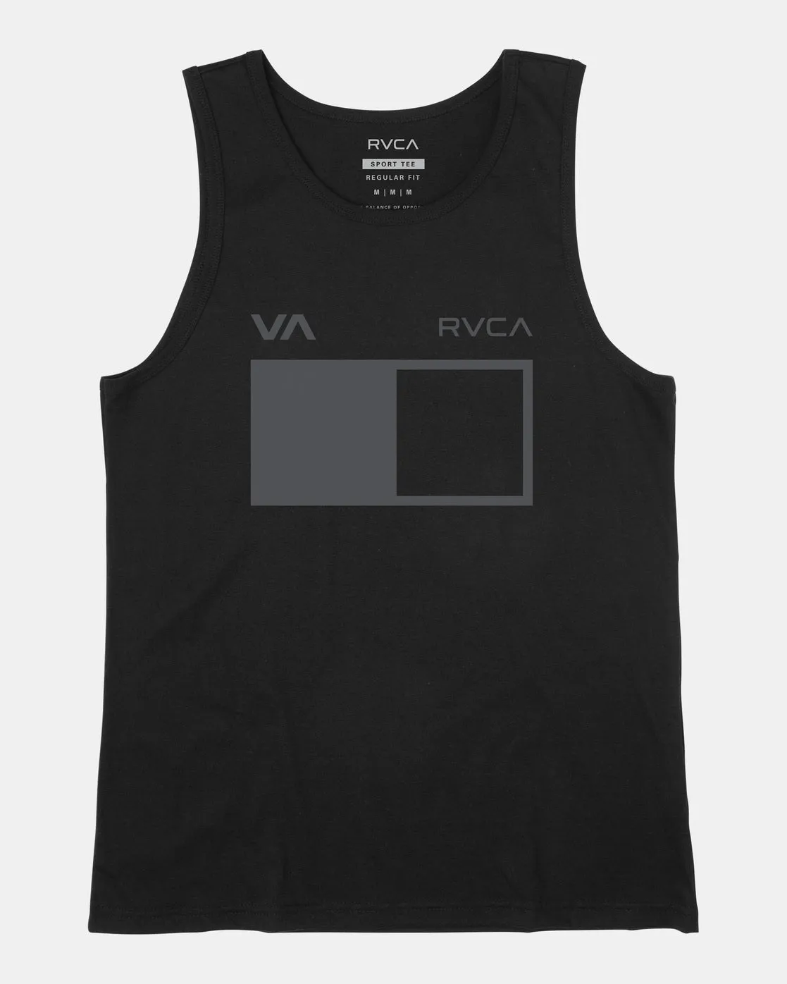 Big Balance Tank Top - Black