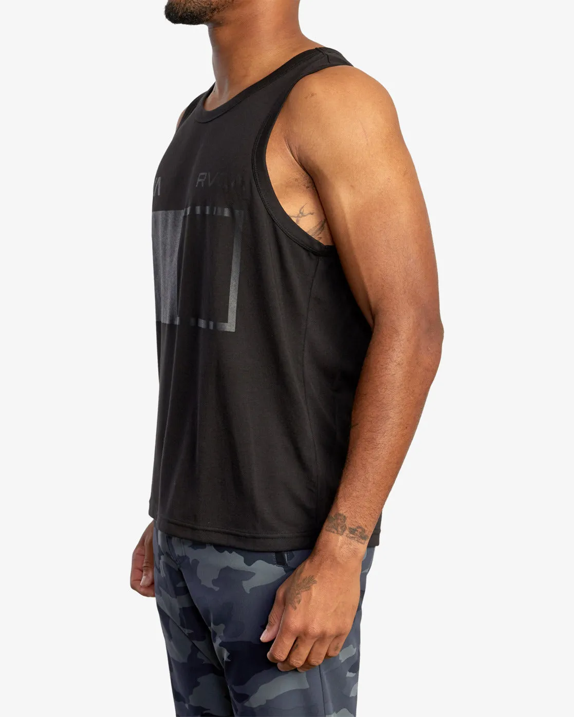 Big Balance Tank Top - Black