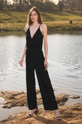 Black Strappy Jumpsuit