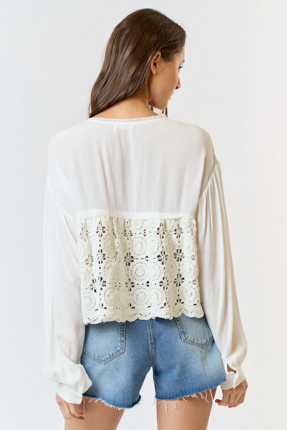 Boho Crochet Blouse