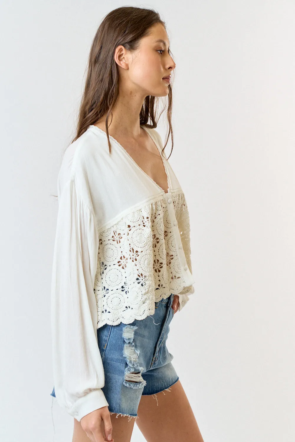 Boho Crochet Blouse