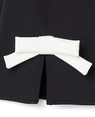 BOW & SLIT MINI SKIRT