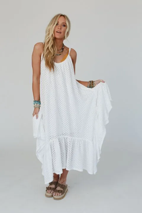 Breezy Days Maxi Dress - Off White