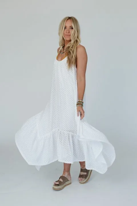 Breezy Days Maxi Dress - Off White