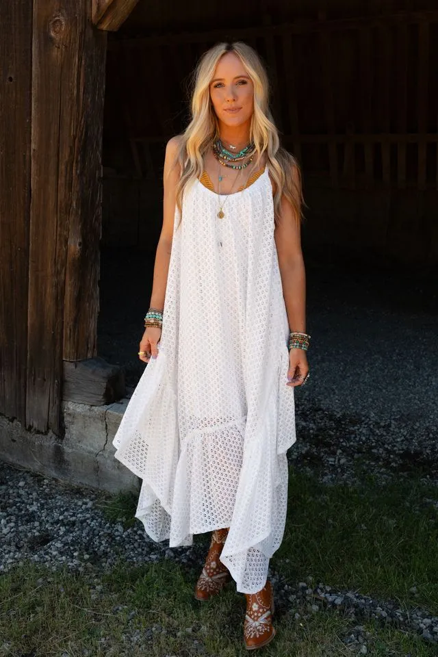 Breezy Days Maxi Dress - Off White