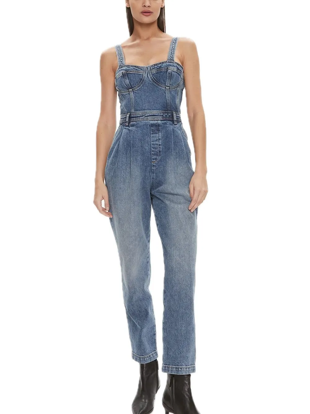 Bustier Jumpsuit - Denim Medium