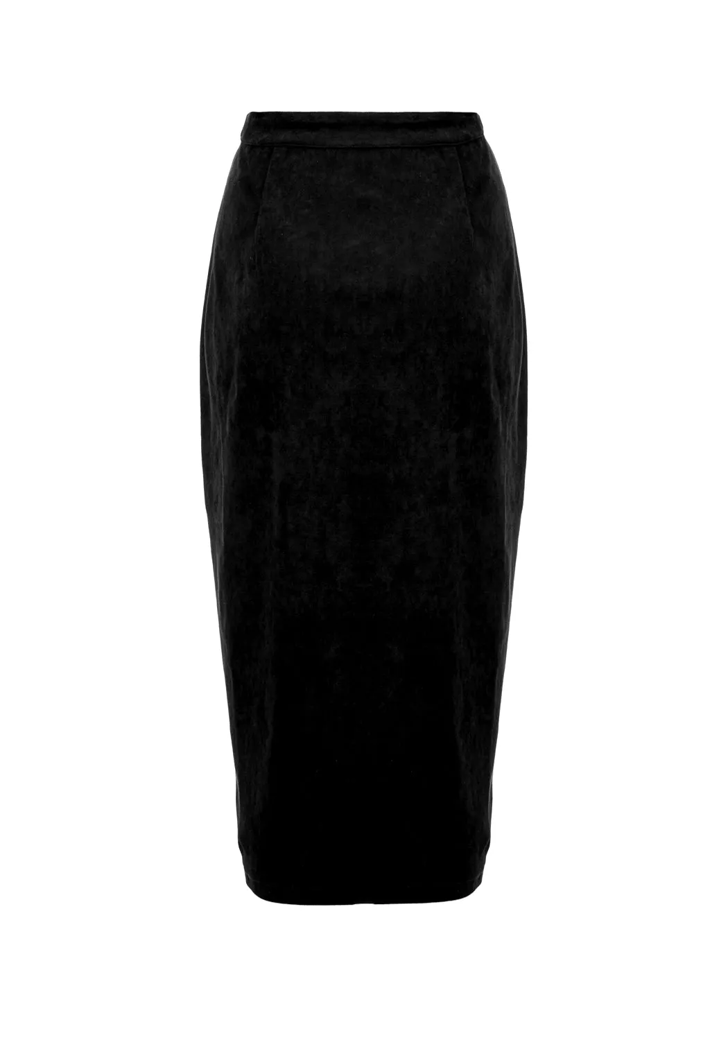 CABERNET SUEDE MIDI SKIRT