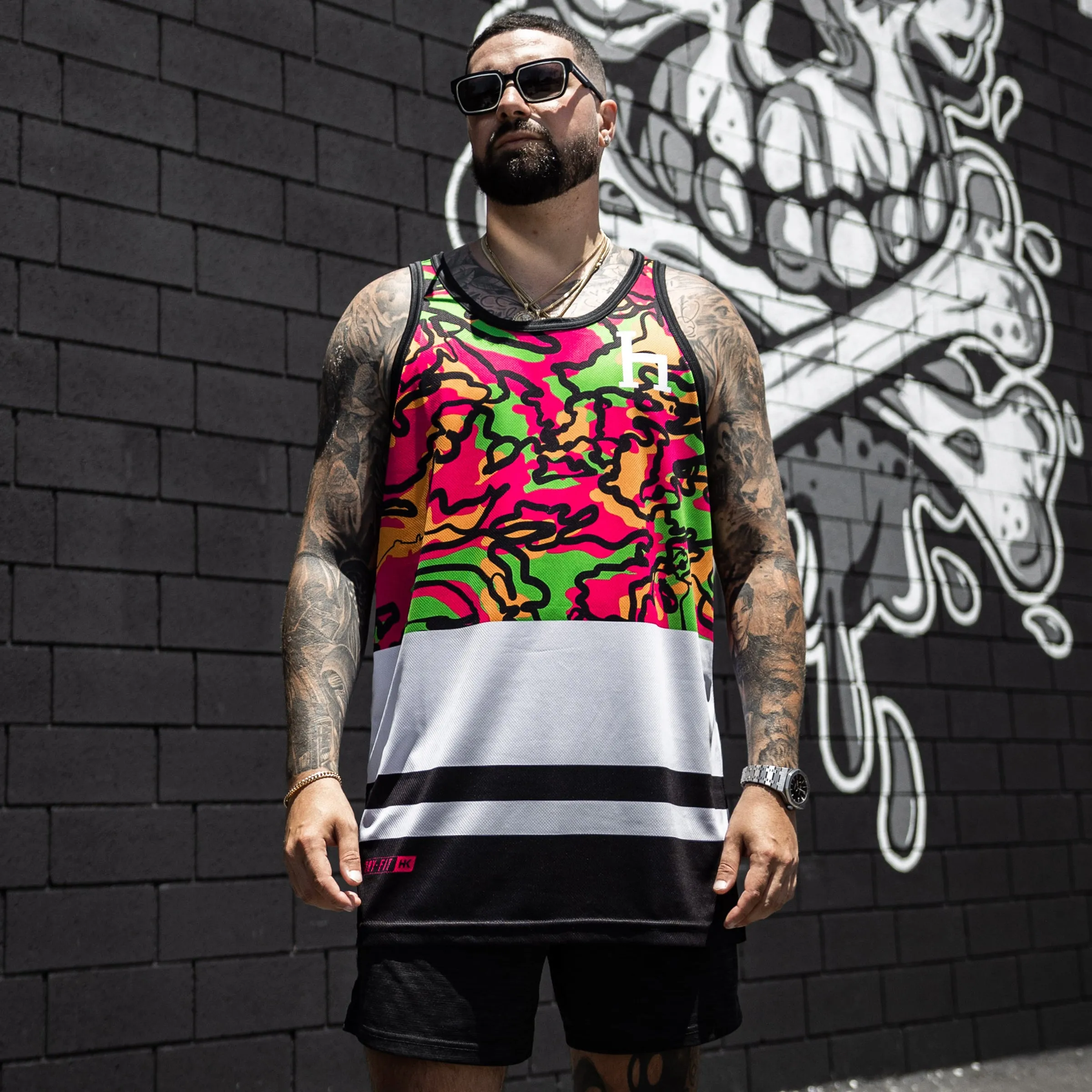 Chaos Neon Tank Top DryFit