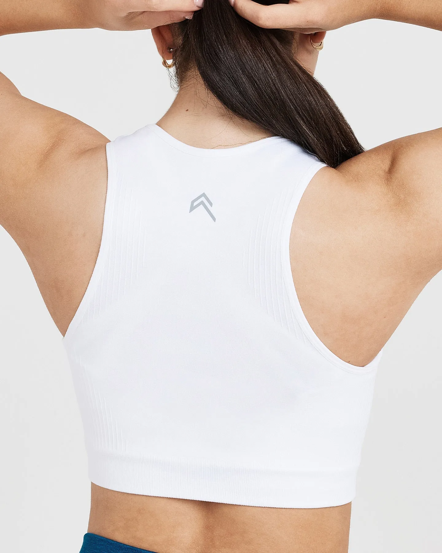 Classic Seamless 2.0 Crop Top | White