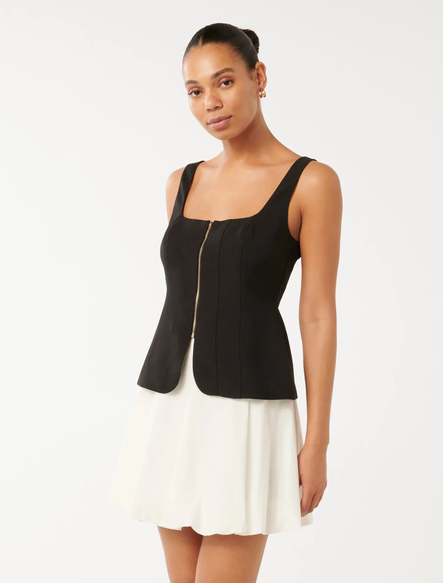 Collins Zip Through Tank Top