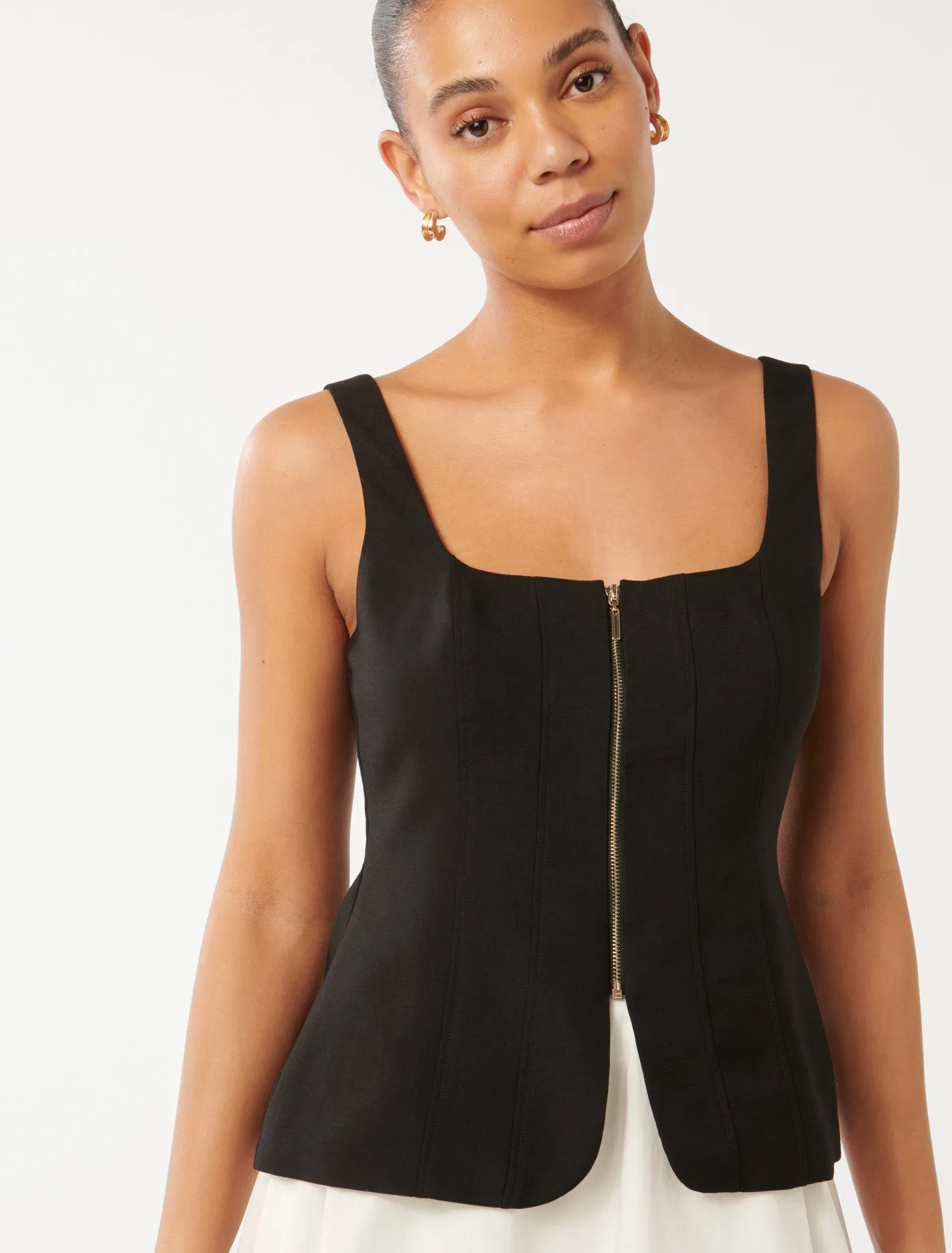 Collins Zip Through Tank Top