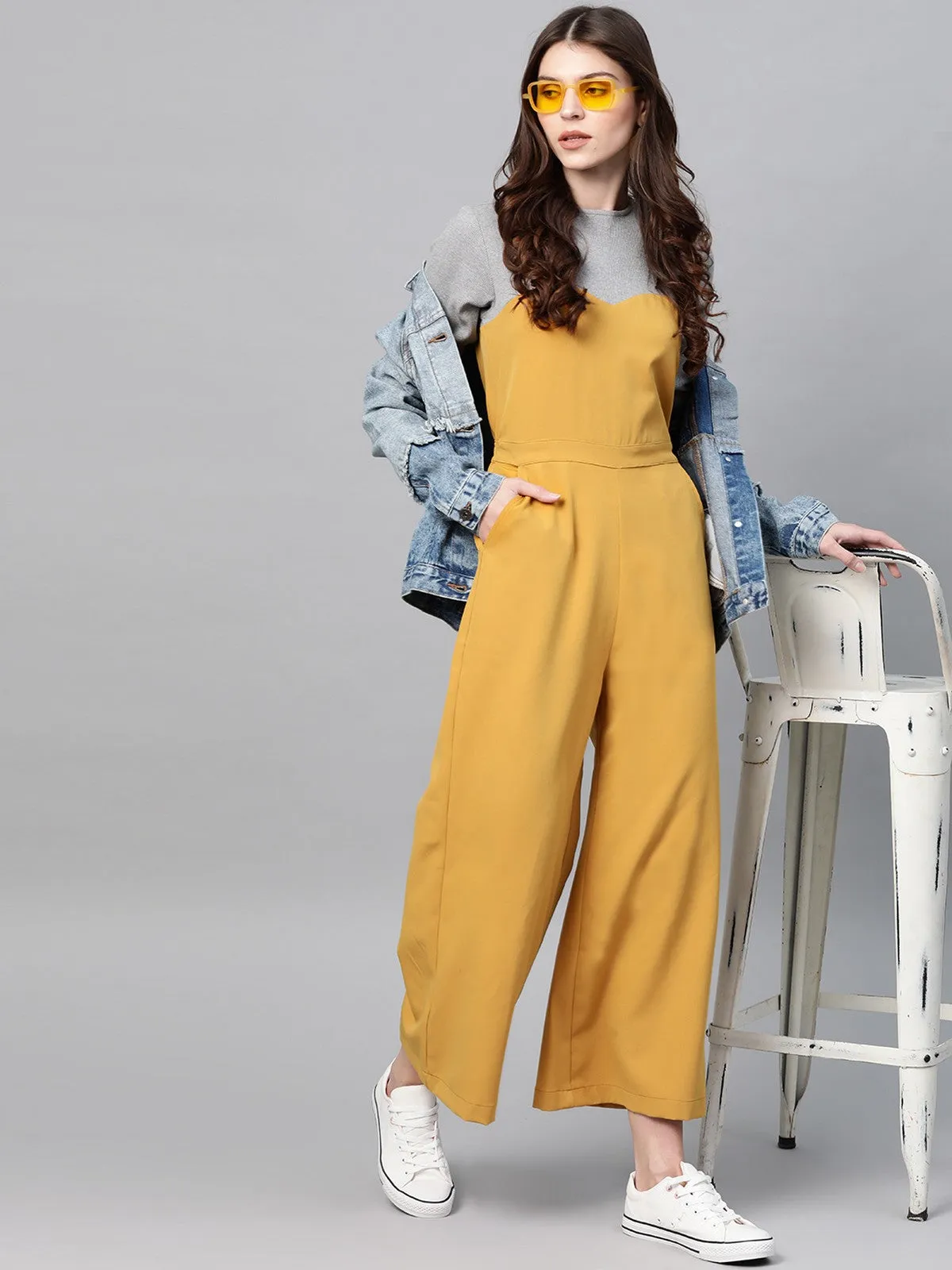 Color-Block Jumpsuit