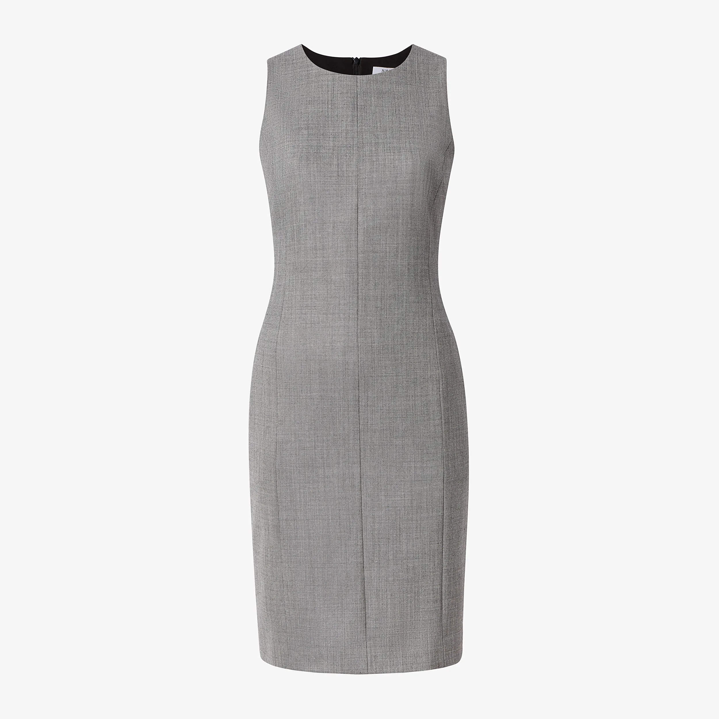 Constance Dress - Sharkskin :: Black / White