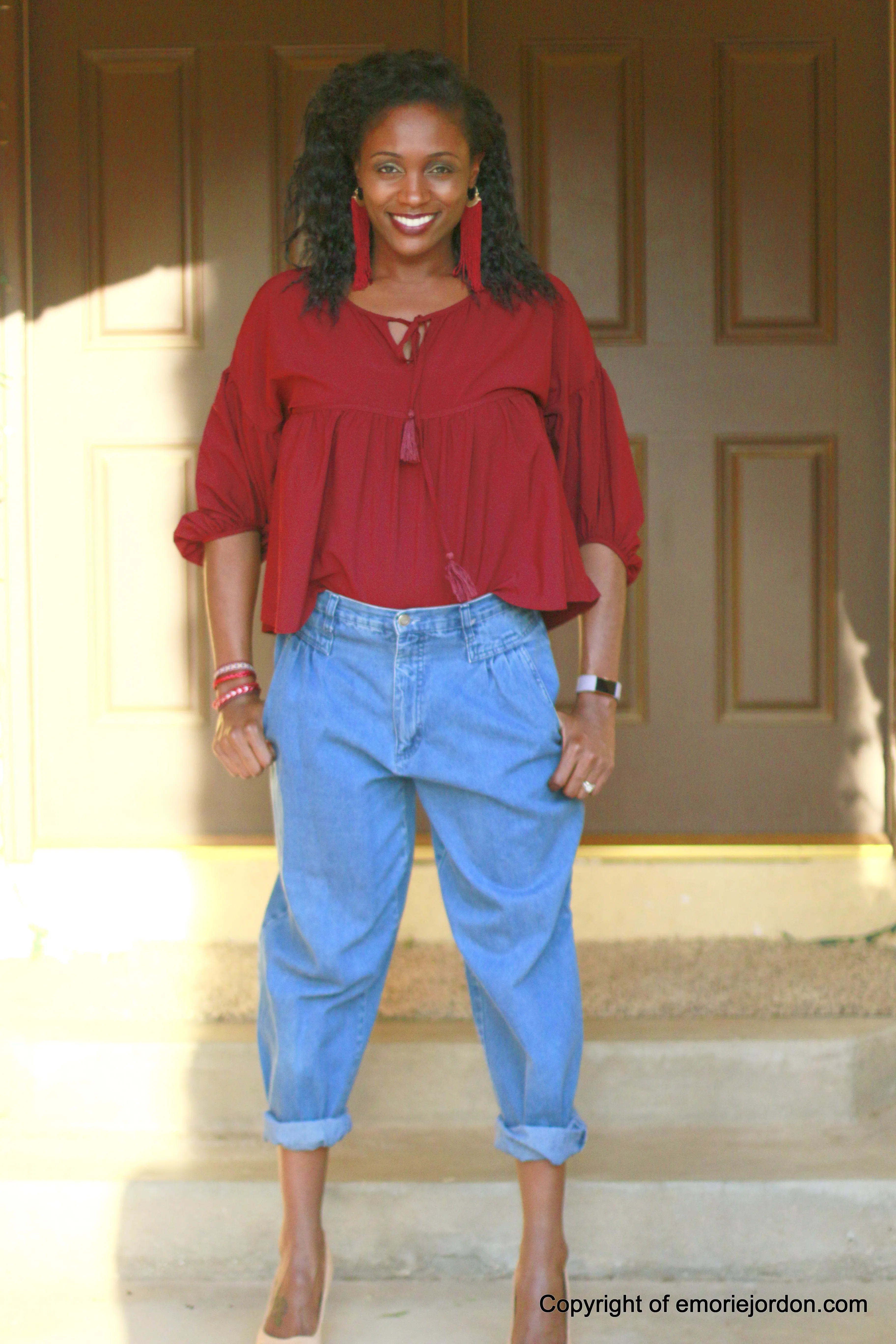 Crimson Crop Top