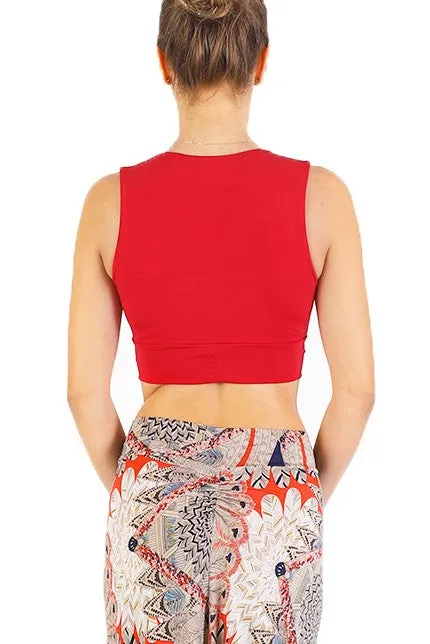 Crop Top with Ruched Details