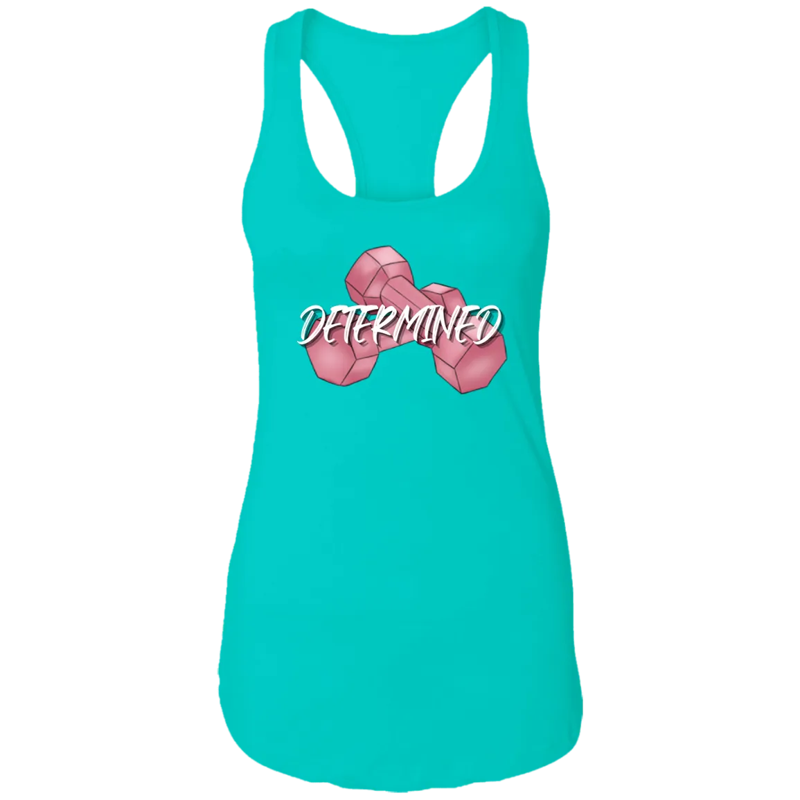 Determined Racerback Women's Tank Top