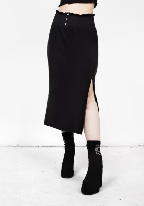 DOLLSOME JERSEY MIDI SKIRT