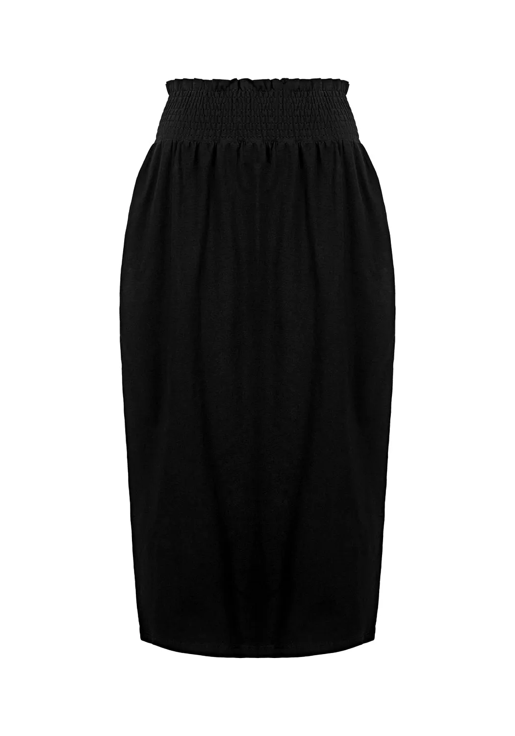 DOLLSOME JERSEY MIDI SKIRT