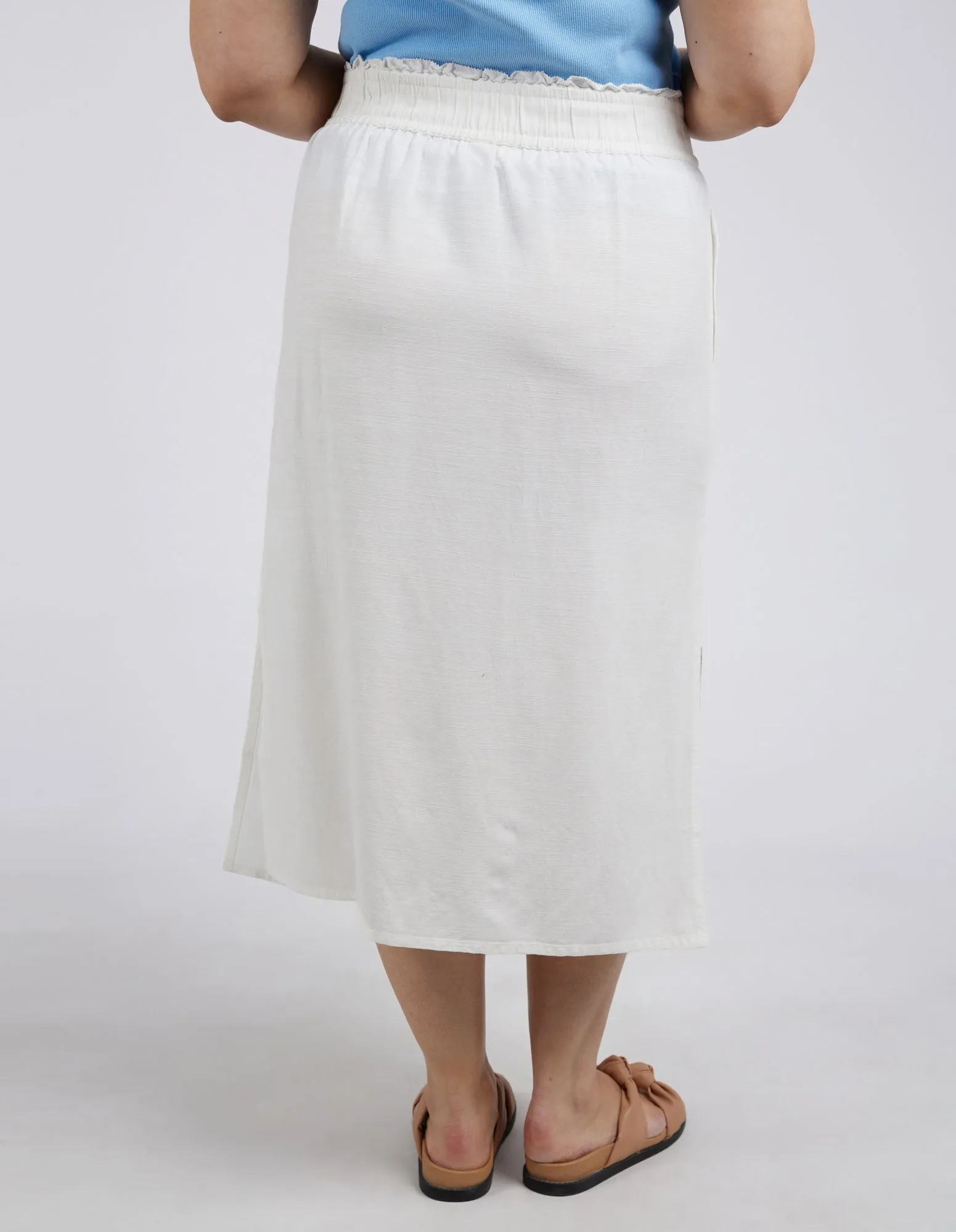 Elm - Clem Midi Skirt - Toasted Coconut