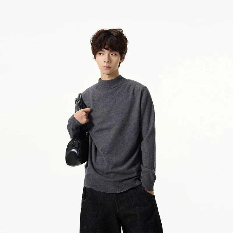 Essential Mock Neck Thin Sweater