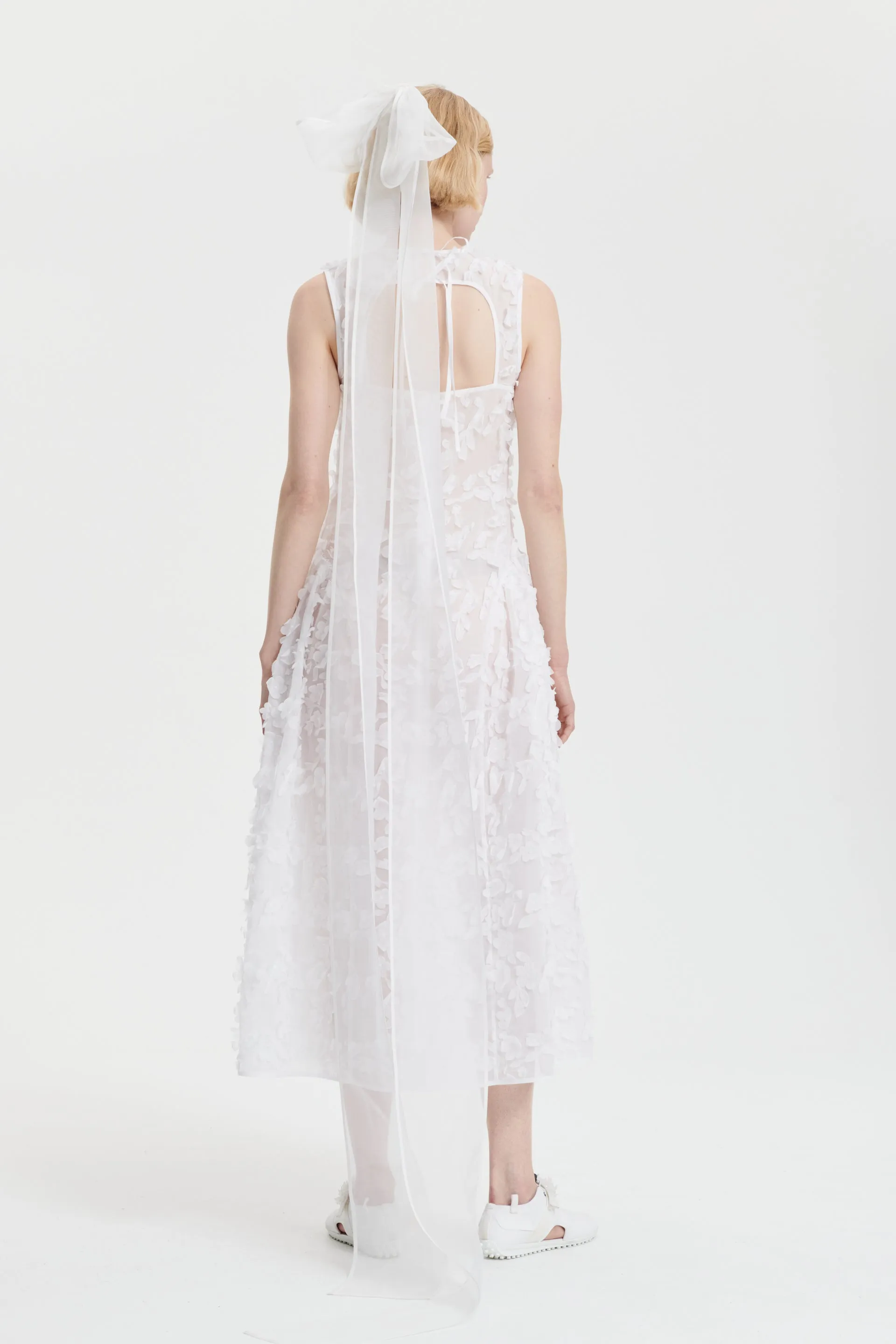 GINE | DRESS VIOLA EMBROIDERY WHITE BRIDAL