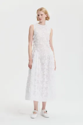 GINE | DRESS VIOLA EMBROIDERY WHITE BRIDAL