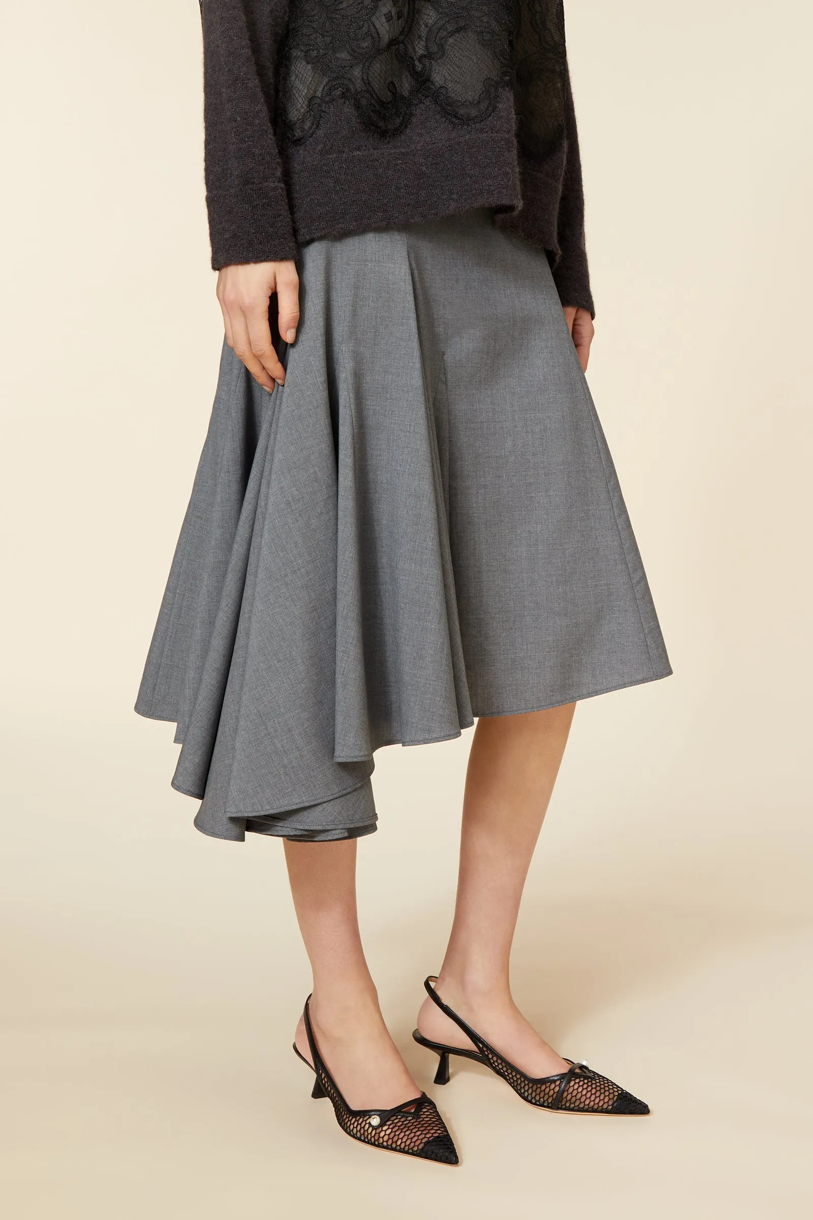 GODET SKIRT