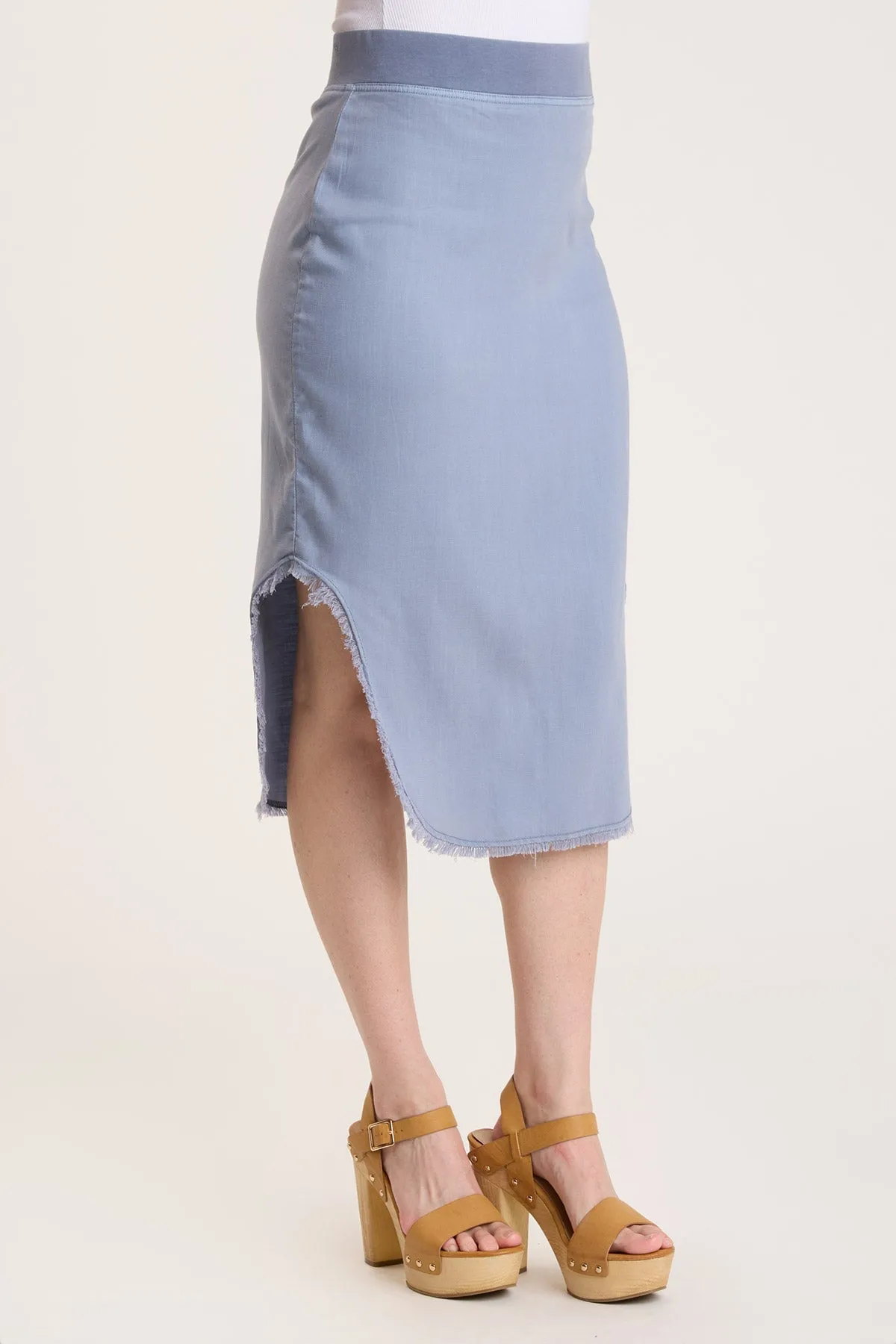 Harlowe High Side Midi Skirt