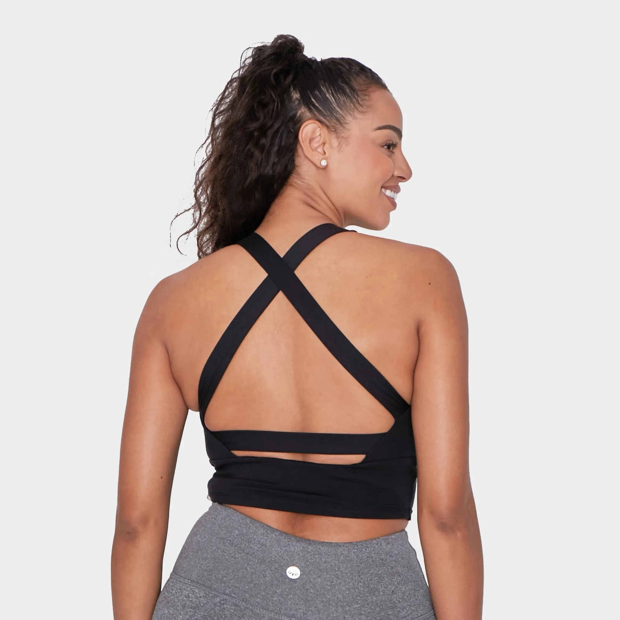 Harmony Crop Top - Black