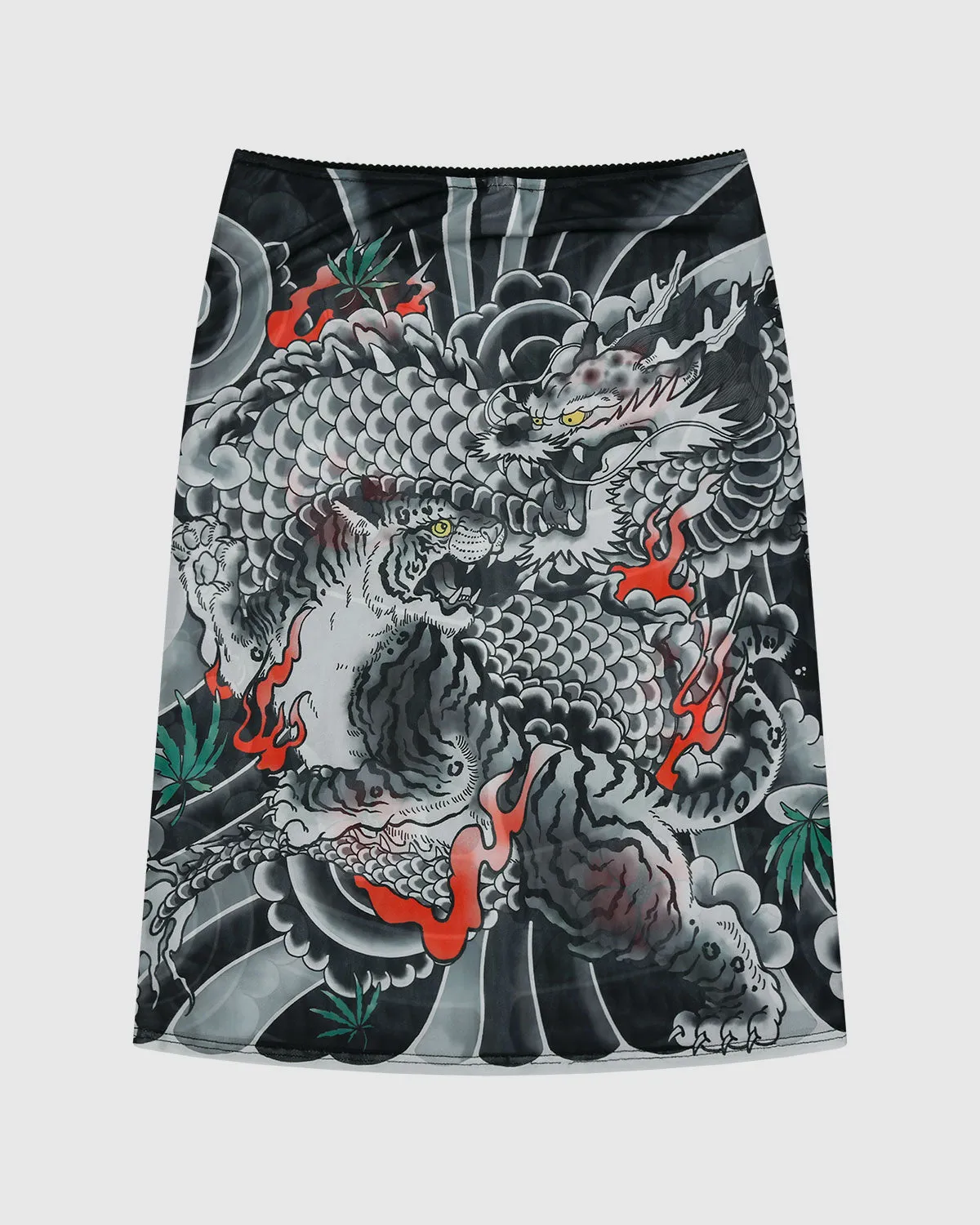 IREZUMI MIDI SKIRT