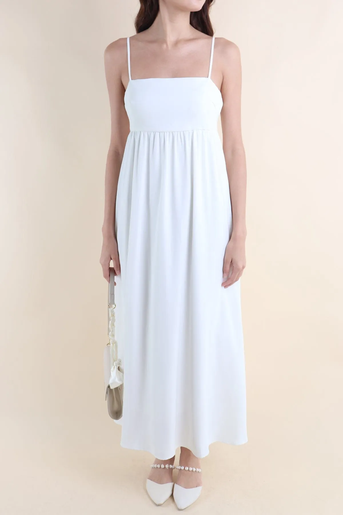 JENESIS MAXI DRESS IN WHITE