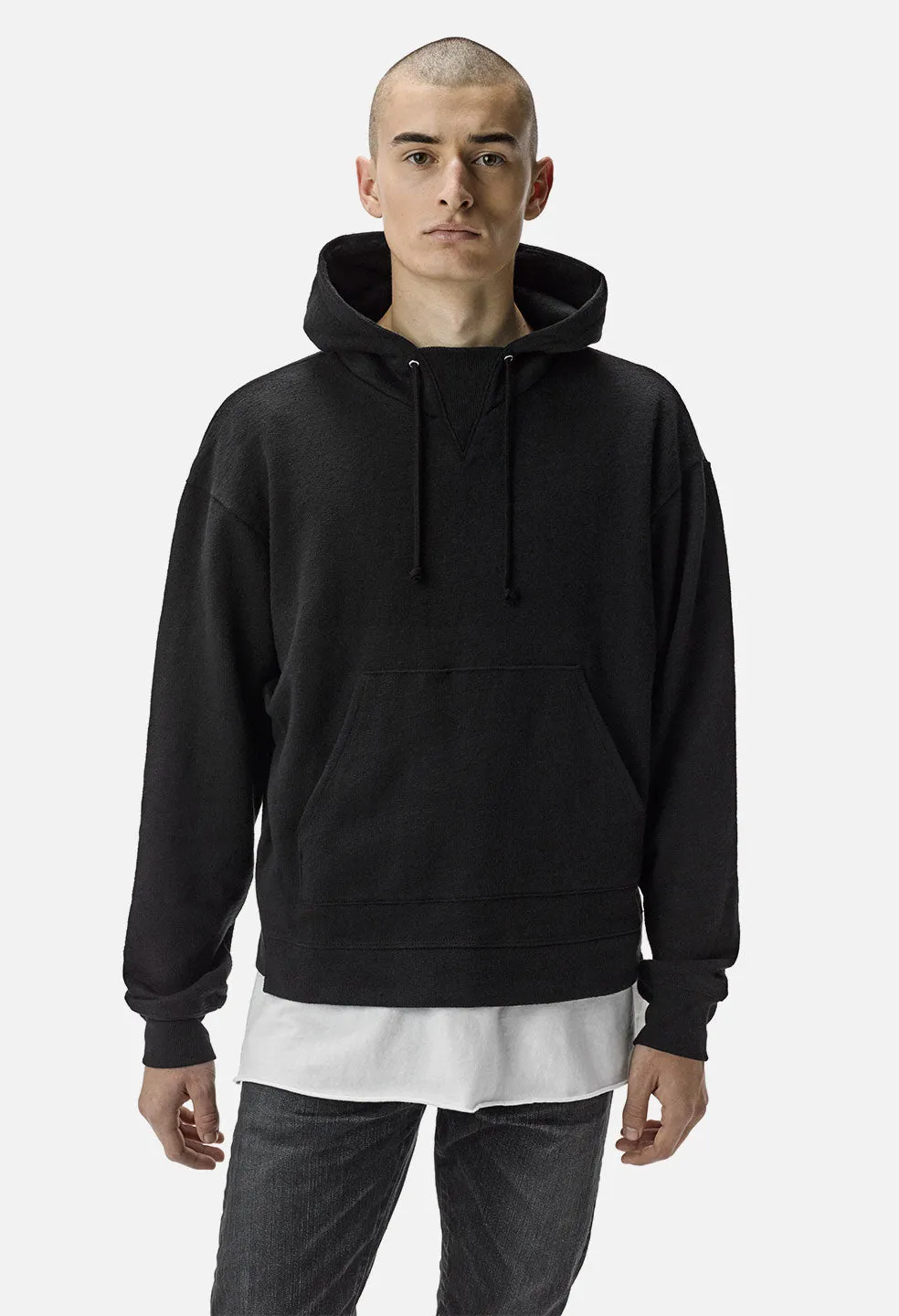 Kake Mock Pullover / Co-Mix Black