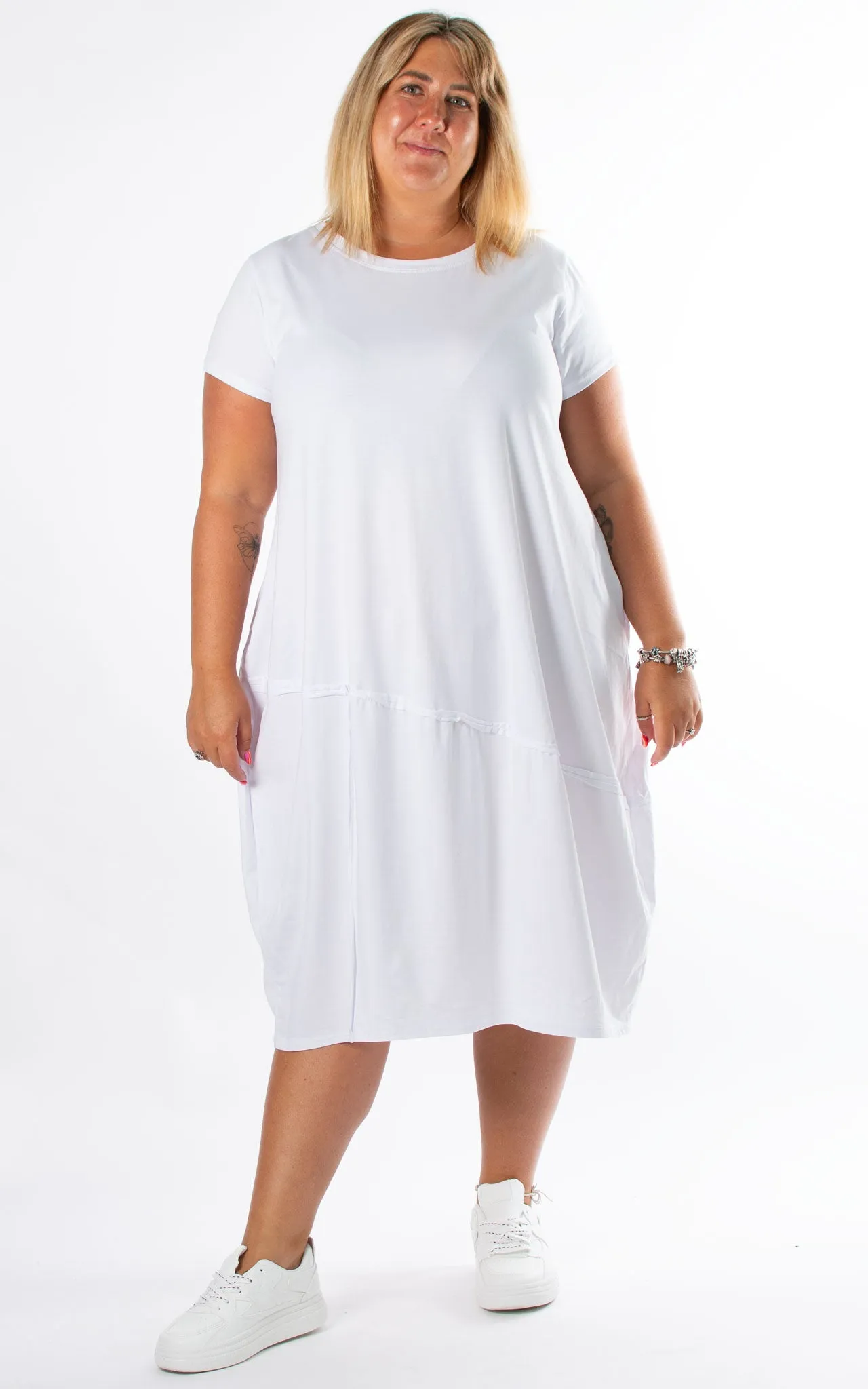 Katrina Dress | White