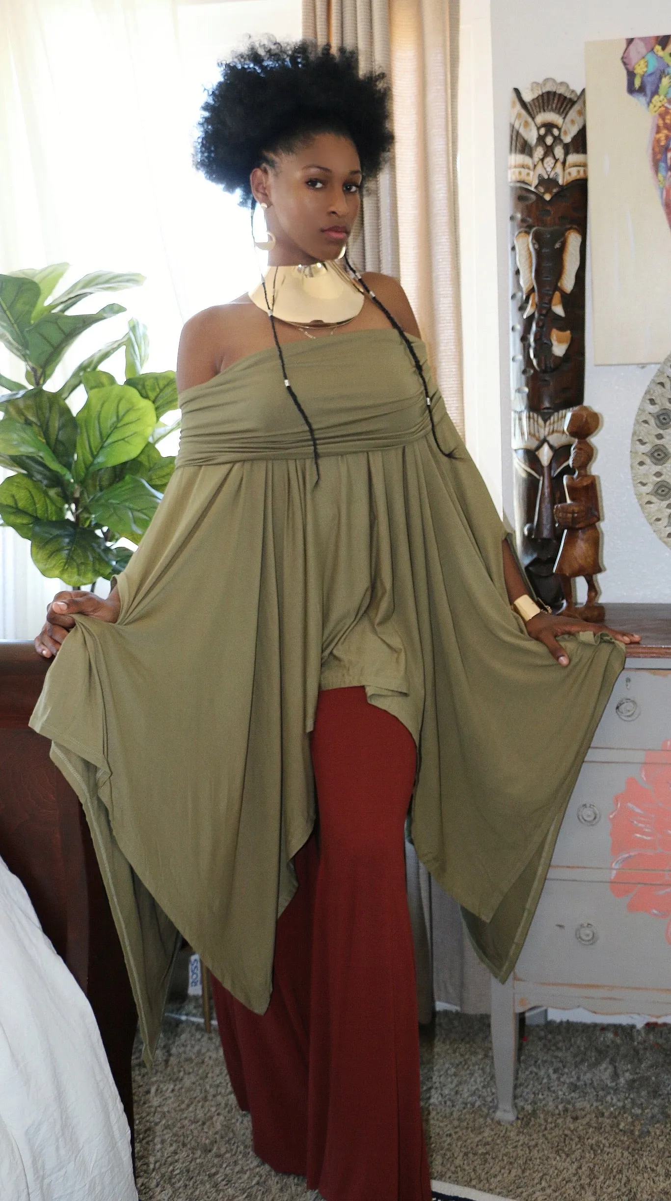 Kyra Off Shoulder Cape