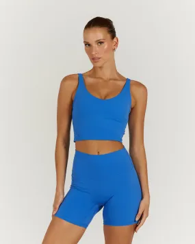 LUXE BROOKE CROP TOP - COBALT