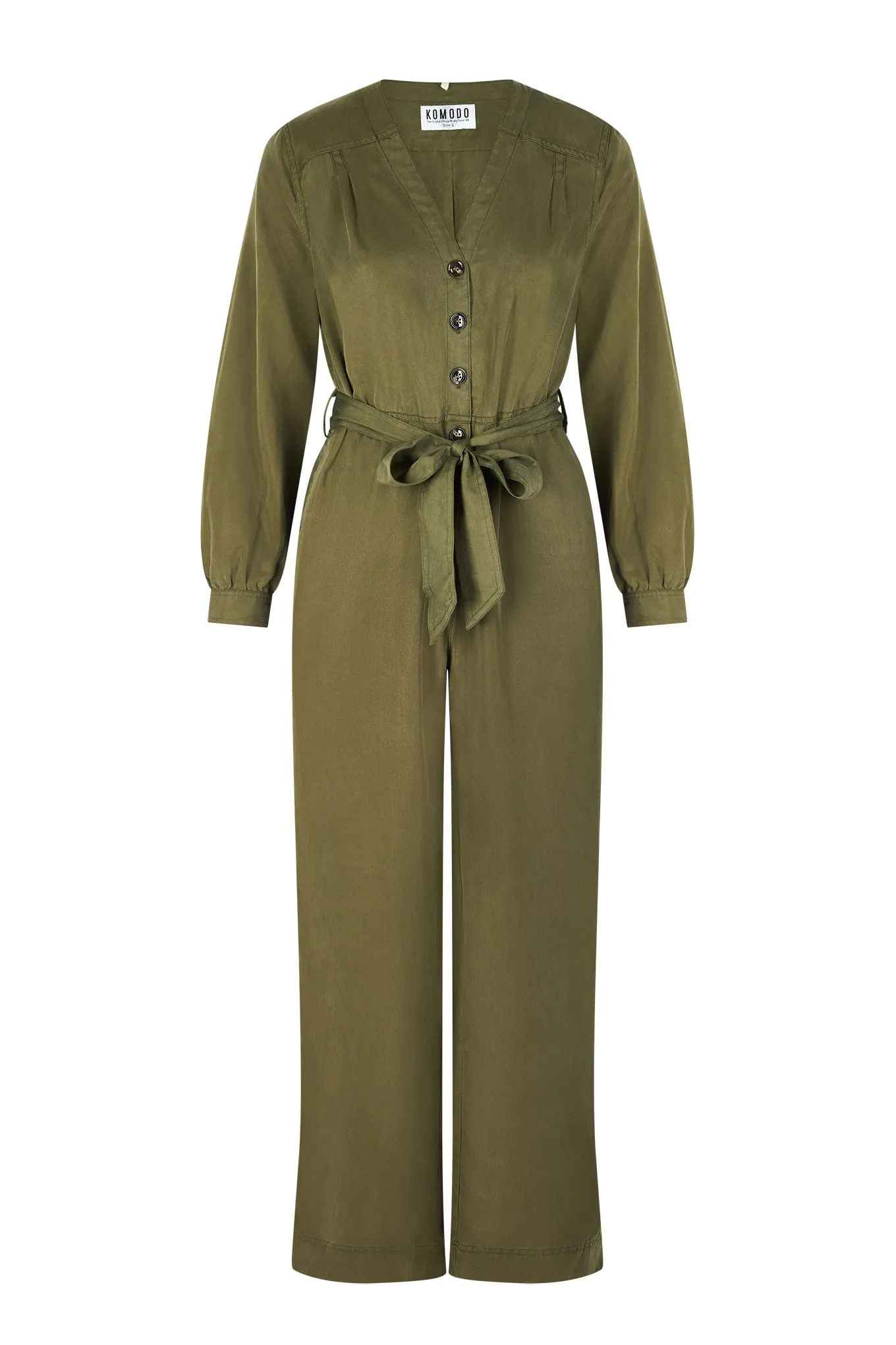 MAKI - Tencel Jumpsuit Khaki