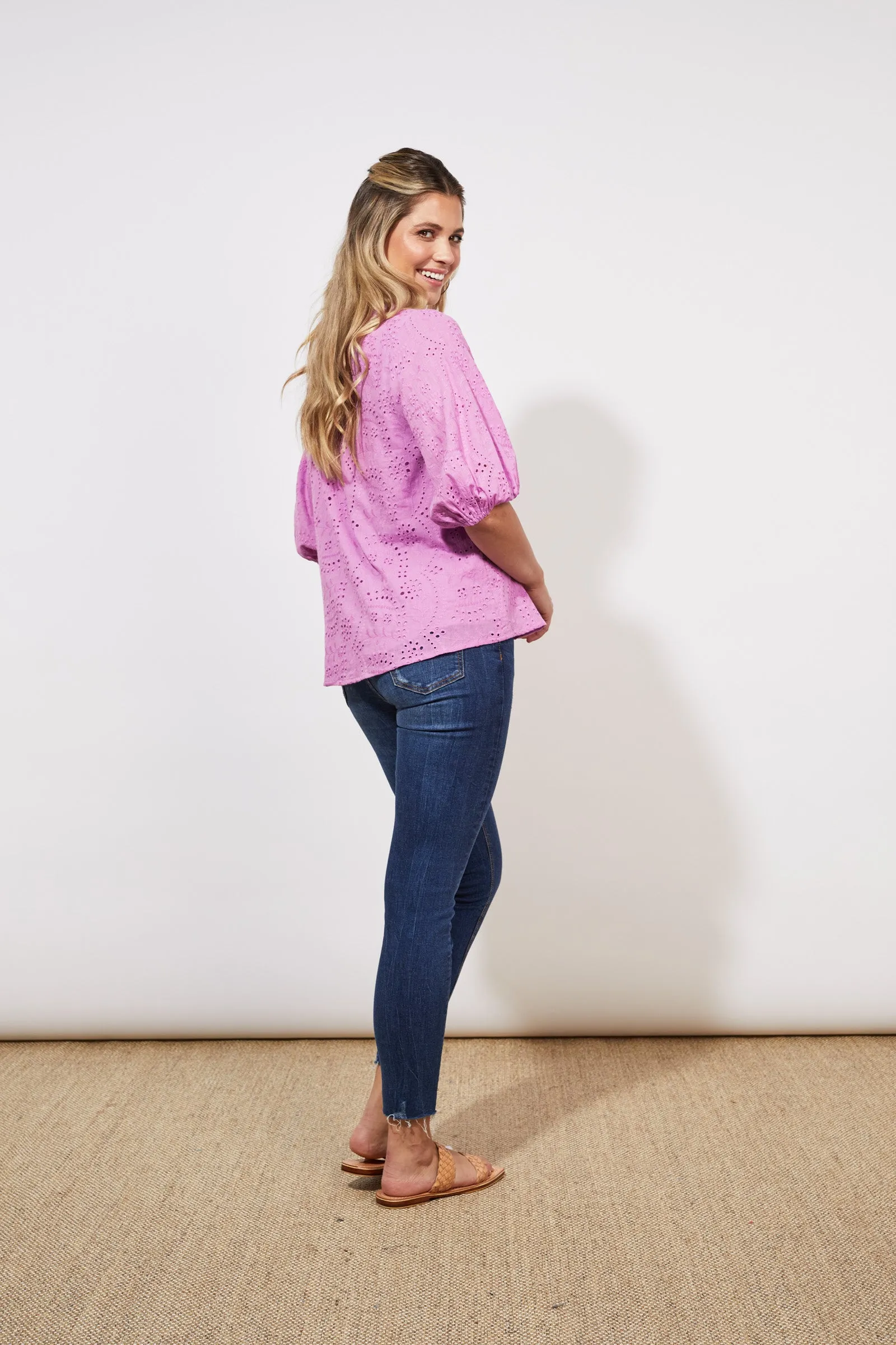 Naxos Blouse, Lilac