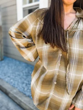 Pleasantly Plaid Blouse