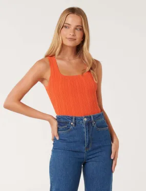 Seville Mutli Rib Knit Tank Top