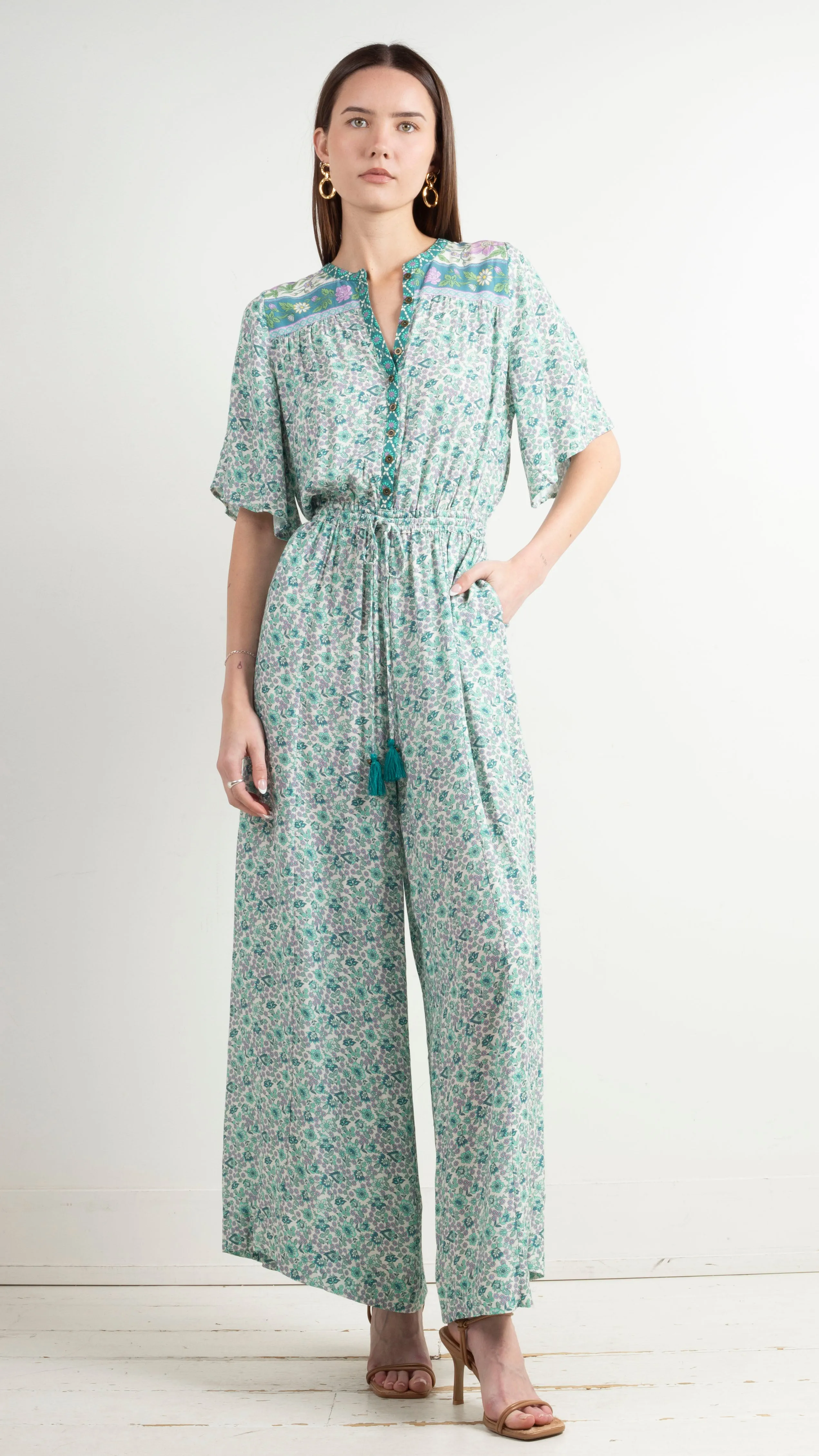 Sienna Jumpsuit - Jade