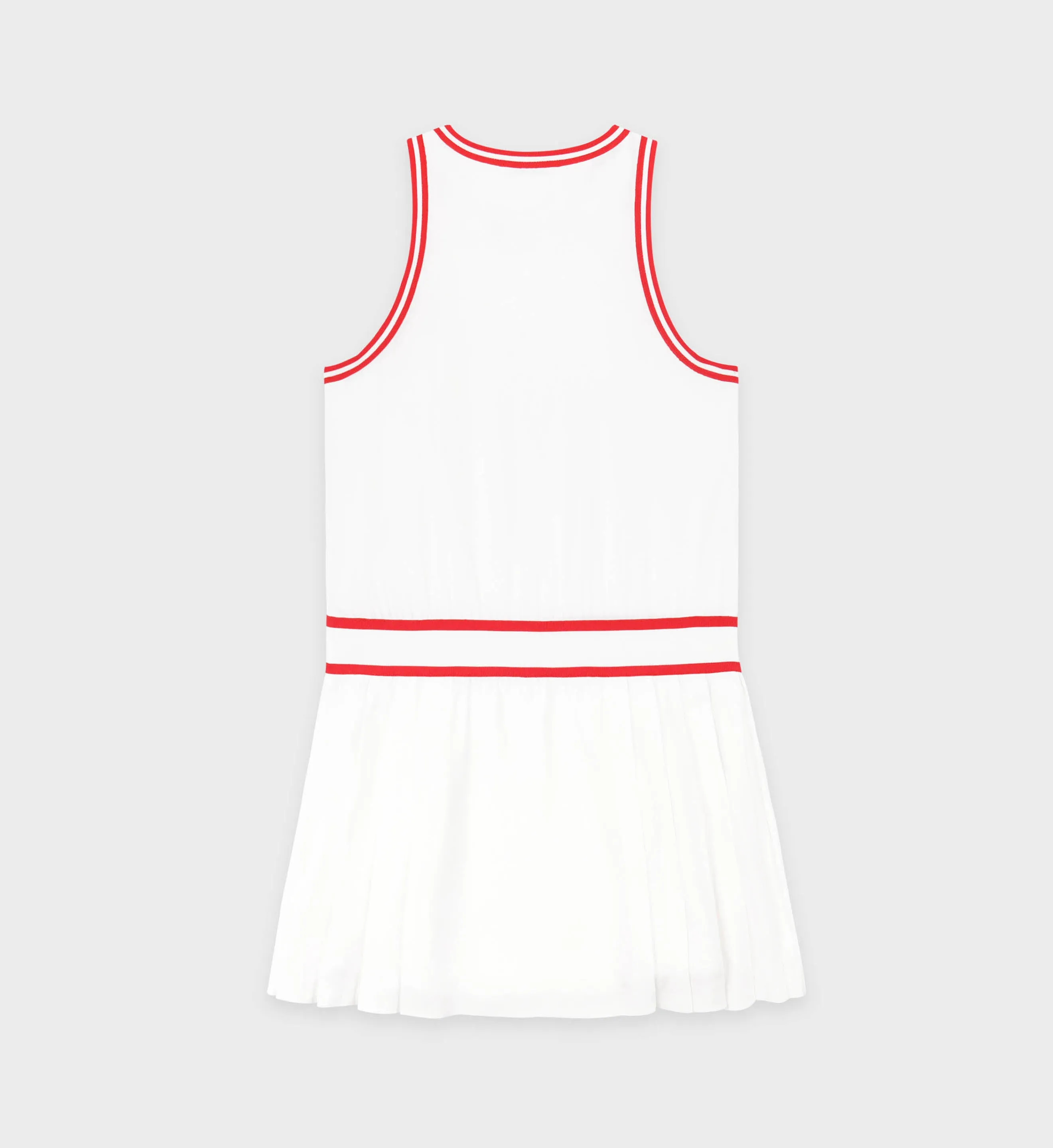 SRC Phoebe Dress - White/Red