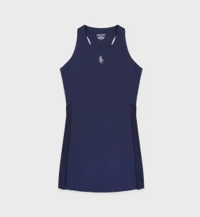 SRC Tennis Dress - Navy/White